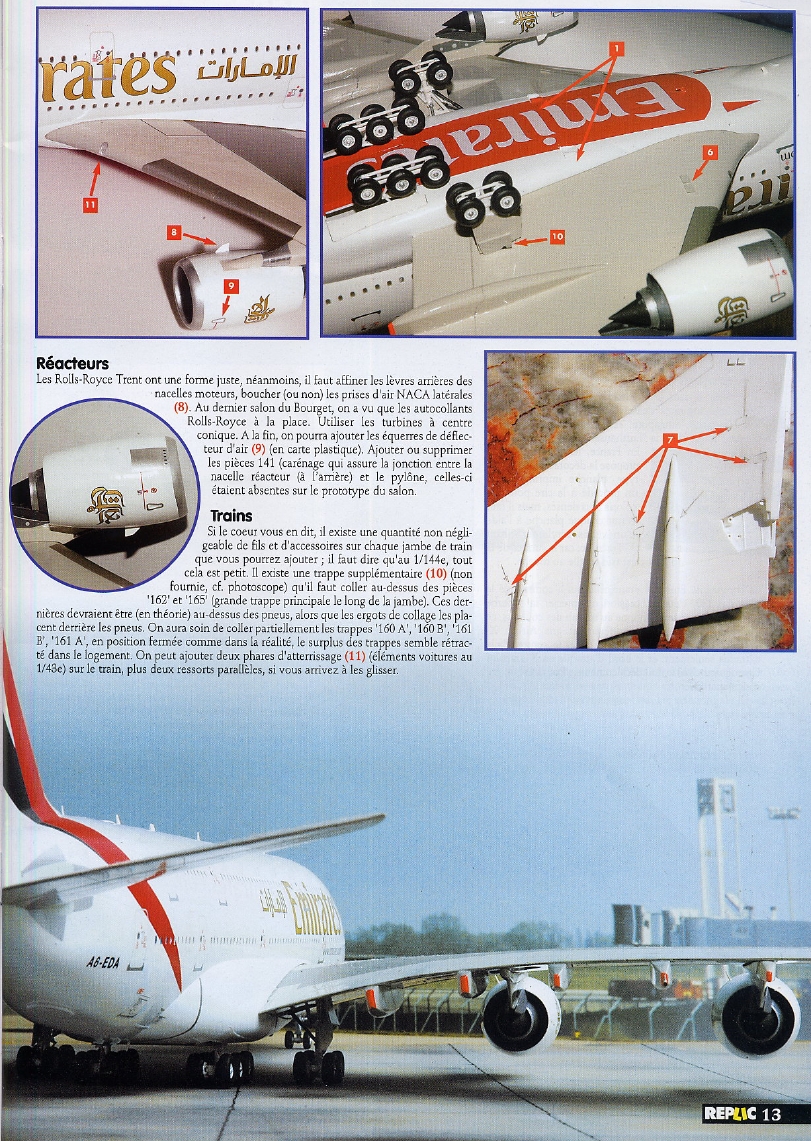 Replic 167 - Mirage IV, A-380, CH-54 Skycrane, P-40 B